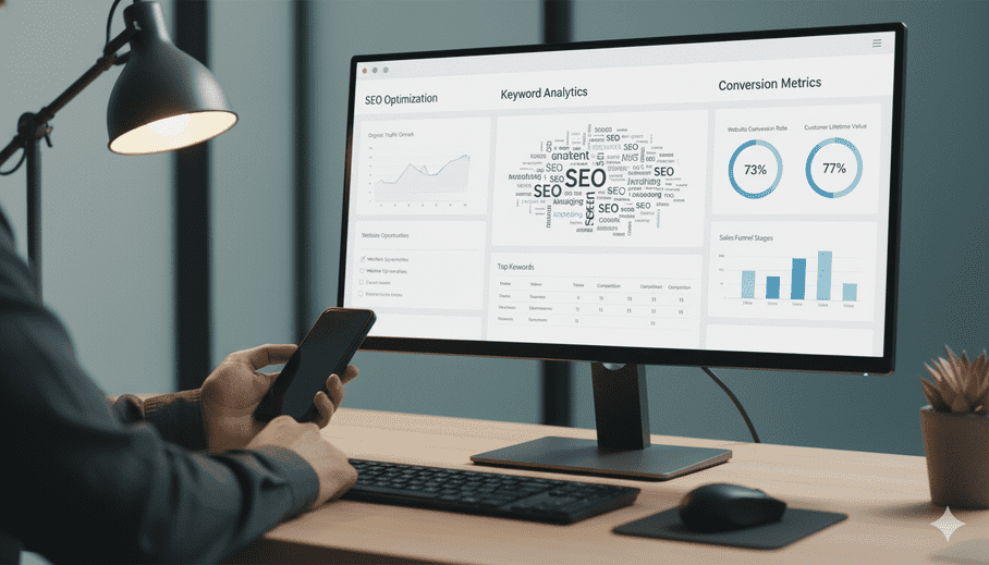 Digital marketing strategy meeting